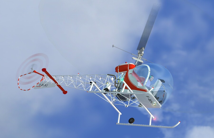 Bell 47 Version 2.2 For Flight Simulator 2004 Model And Textures By Jean-Marie Mermaz