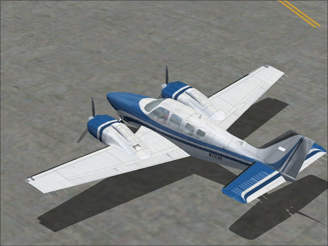 2002, 2004 Baron 58 Repaint