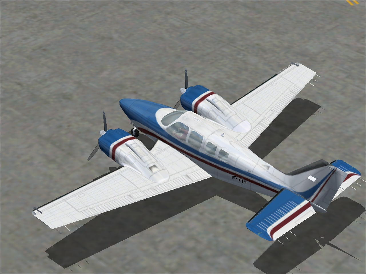 2002, 2004 Baron 58 Repaint