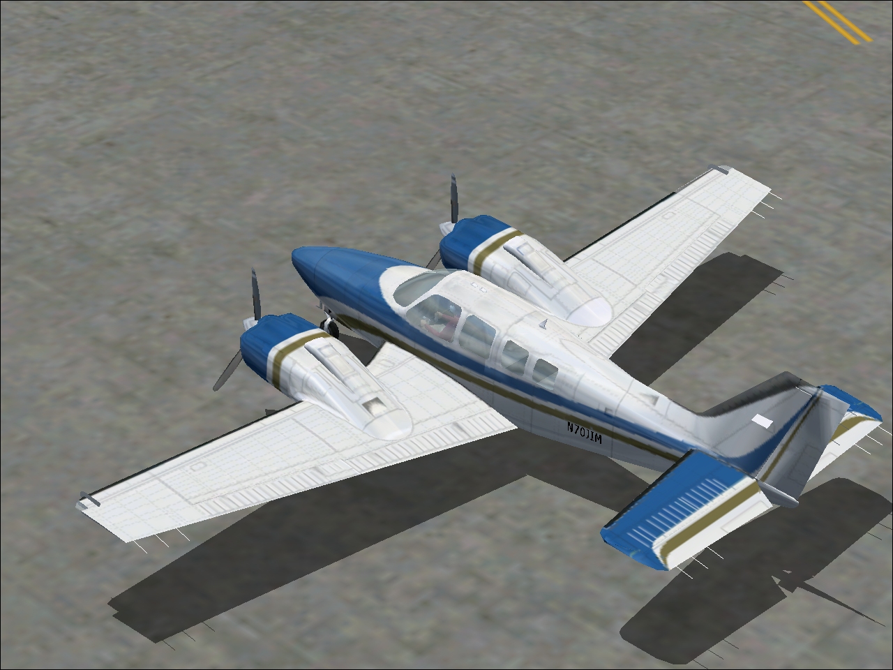 2002, 2004 Baron 58 Repaint