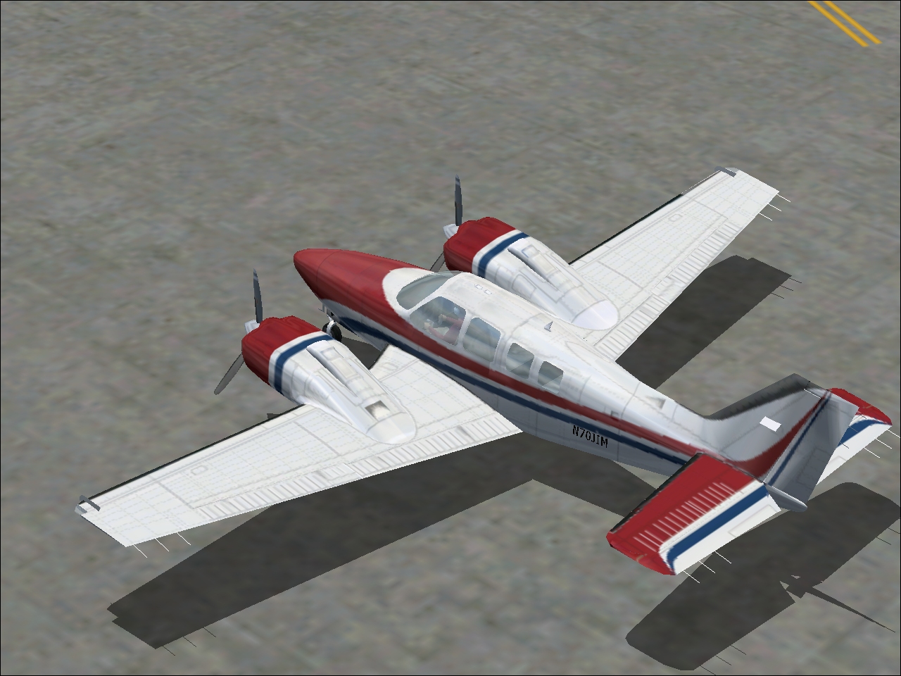 2002, 2004 Baron 58 Repaint