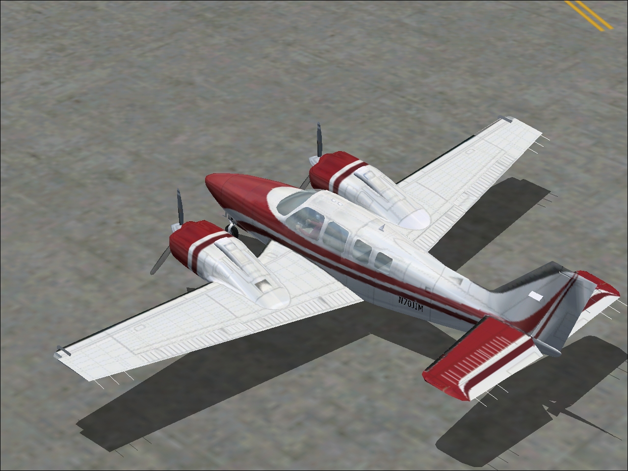 2002, 2004 Baron 58 Repaint