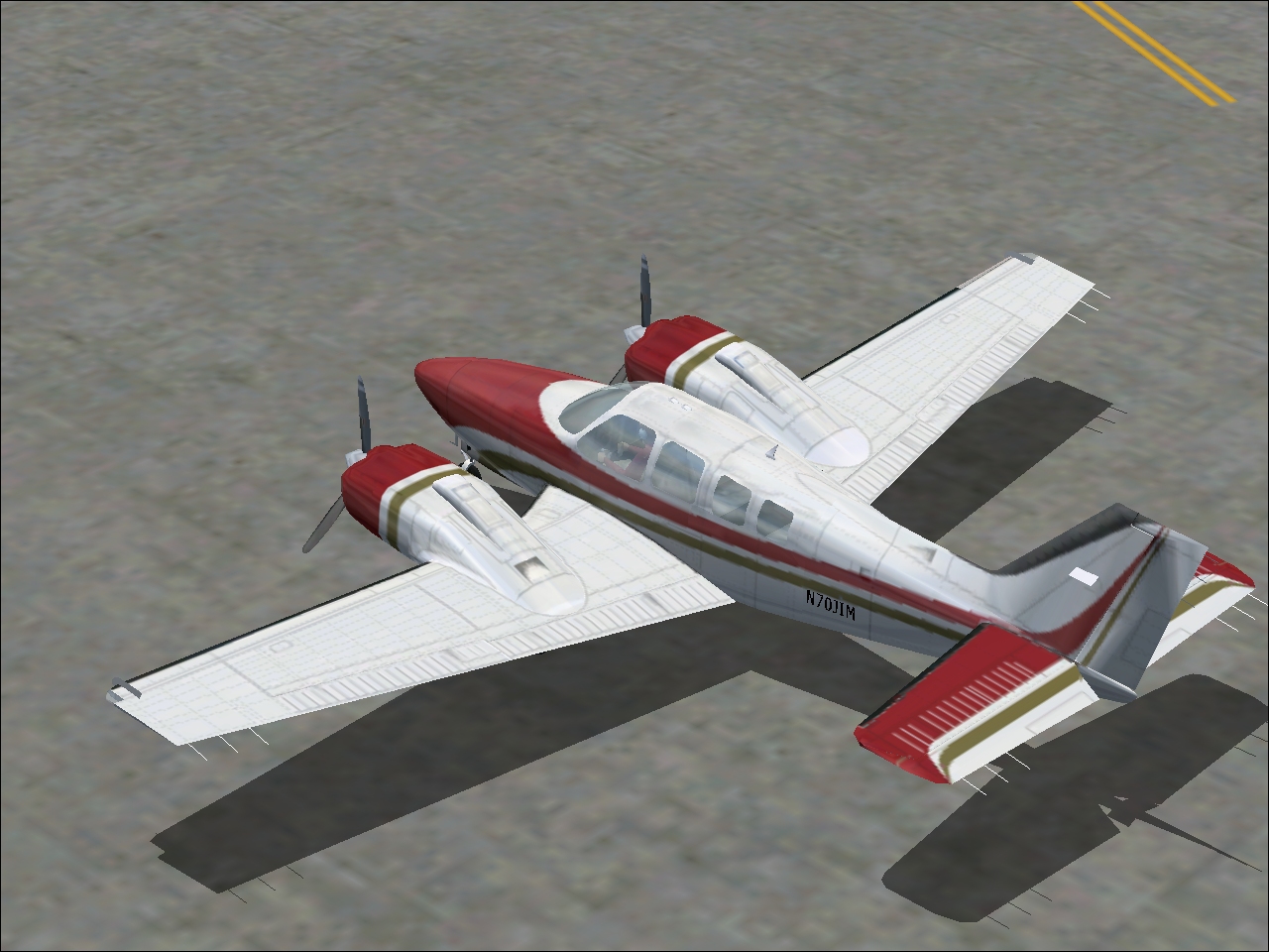 2002, 2004 Baron 58 Repaint