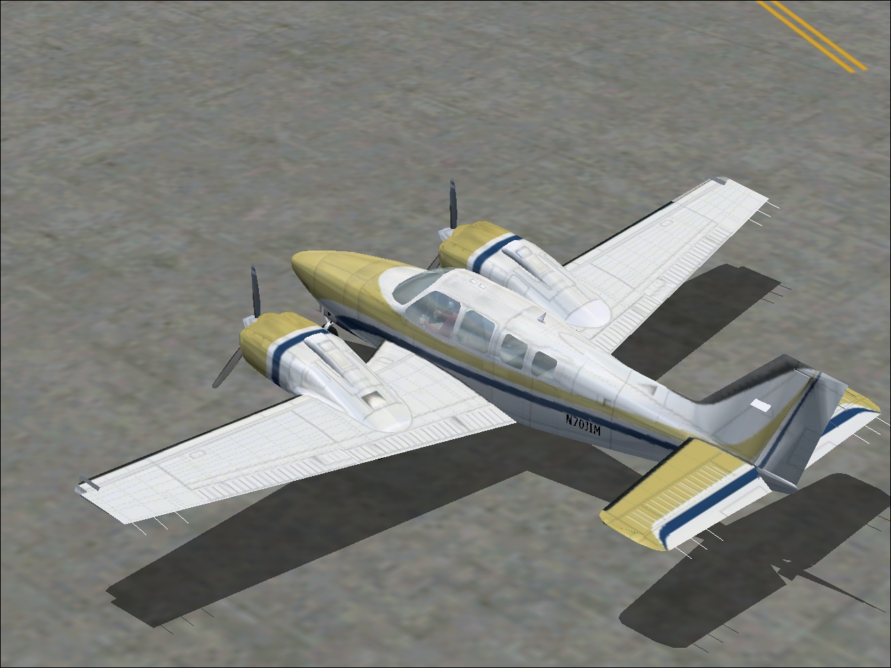 2002, 2004 Baron 58 Repaint
