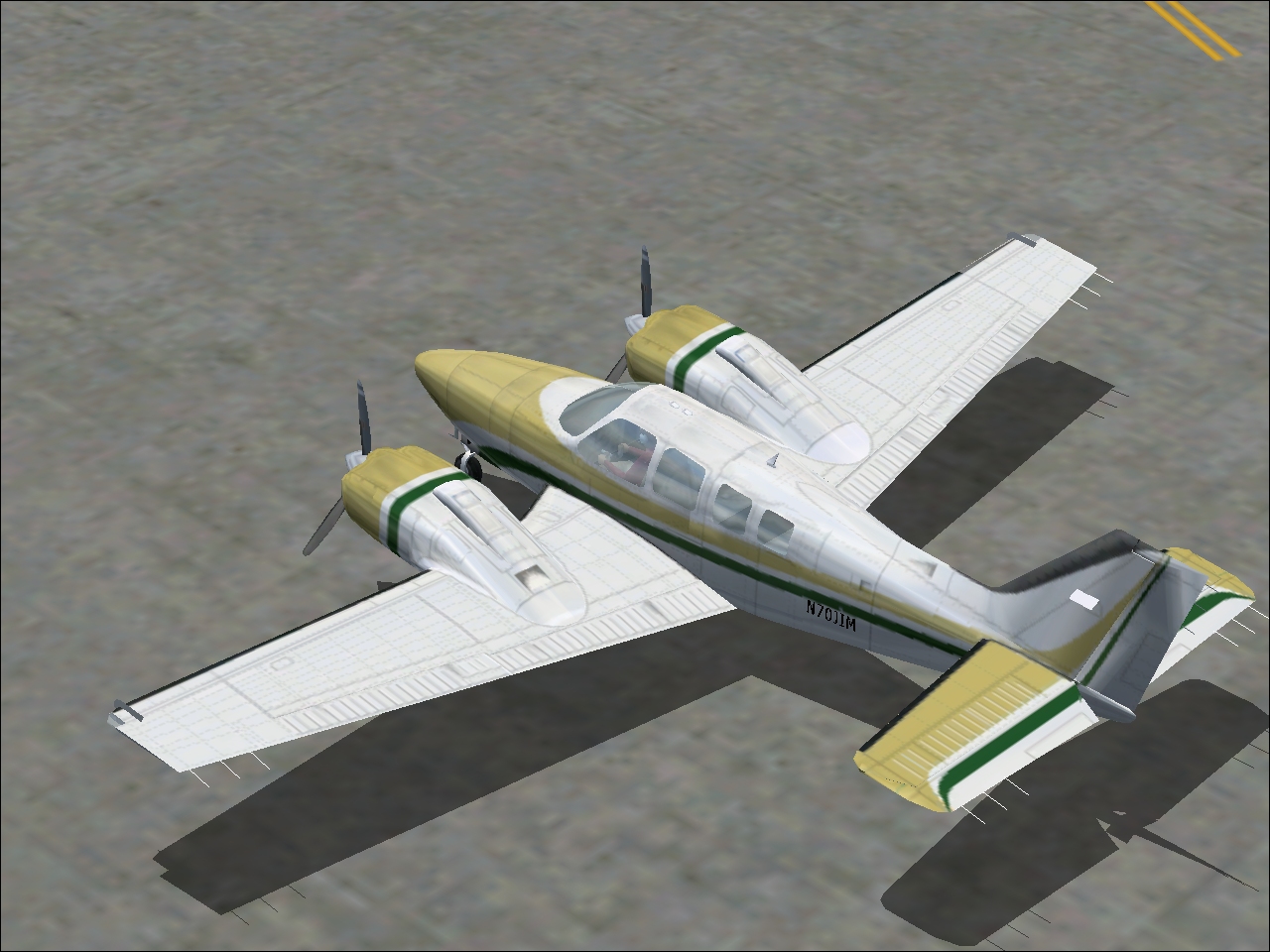 2002, 2004 Baron 58 Repaint
