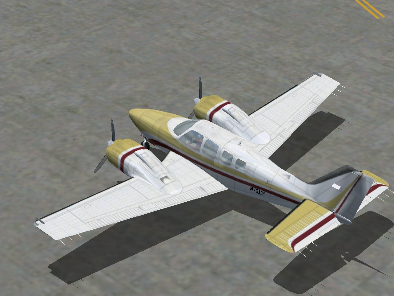 2002, 2004 Baron 58 Repaint