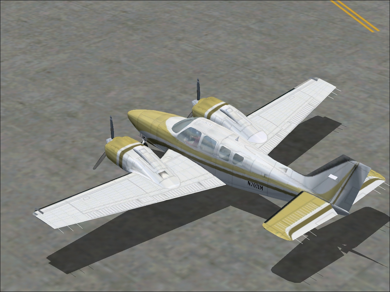 2002, 2004 Baron 58 Repaint