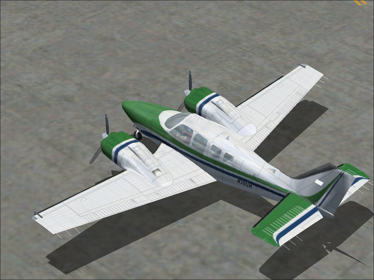 2002, 2004 Baron 58 Repaint