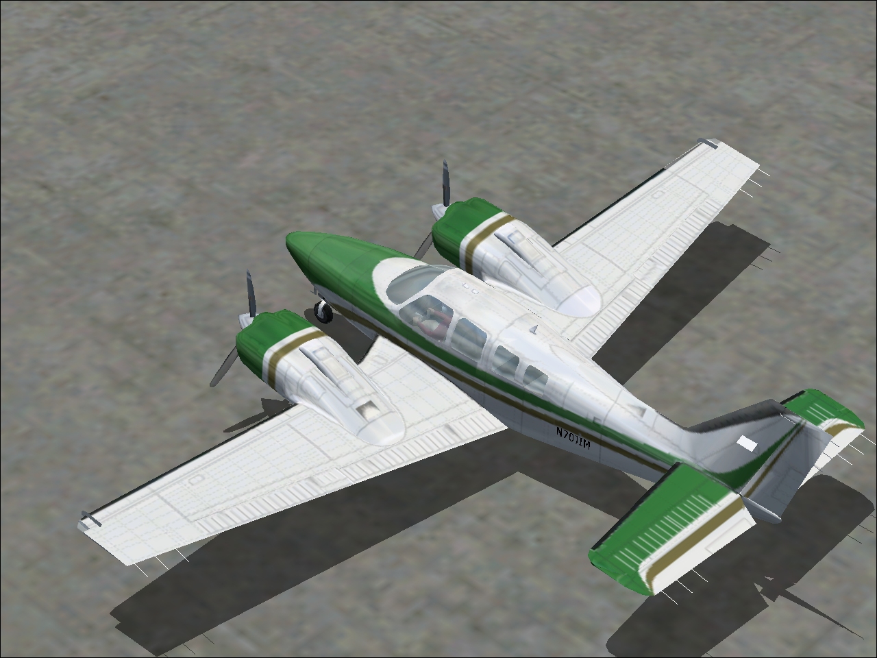 2002, 2004 Baron 58 Repaint