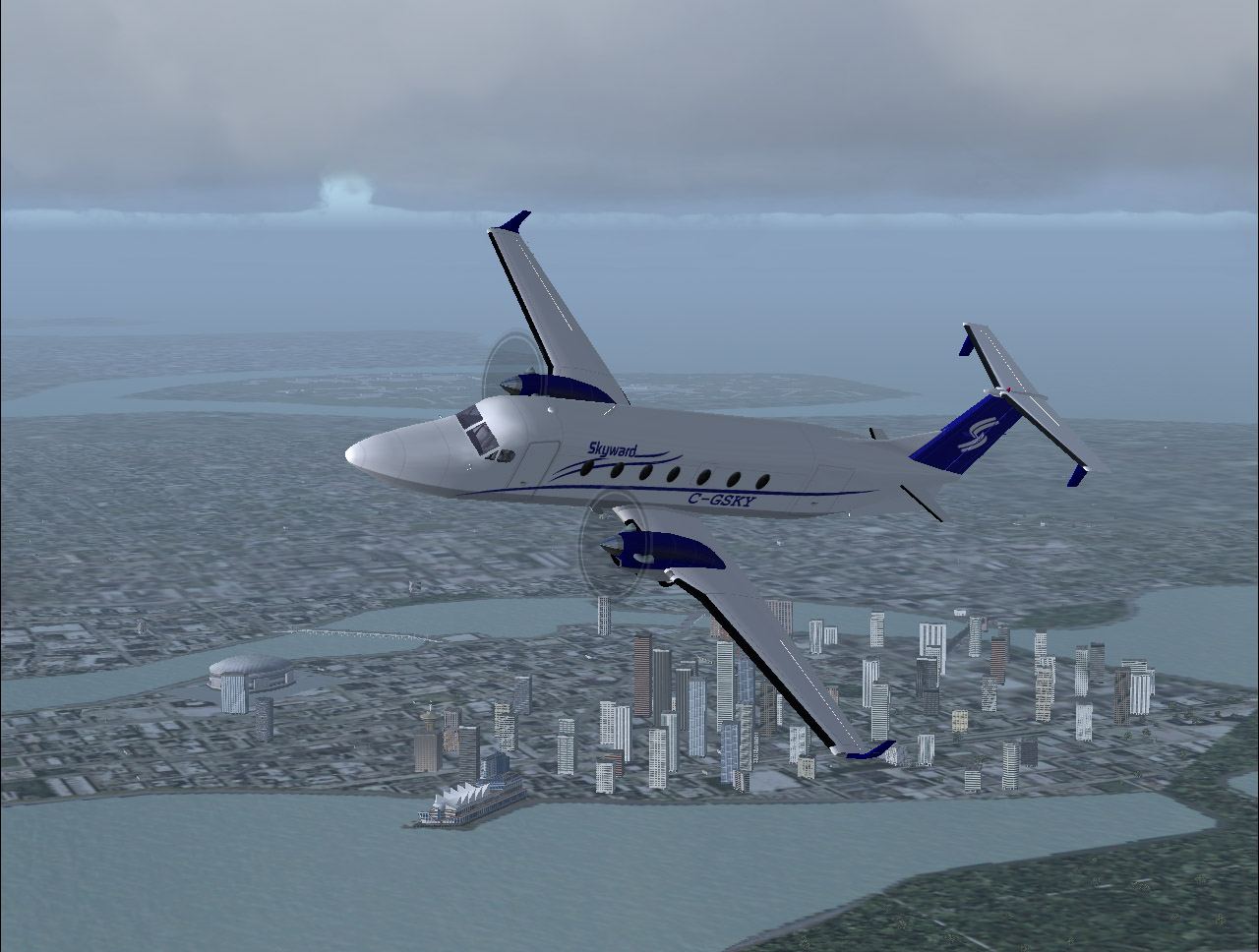Fs2002/Fs2004 Skyward Beech 1900D — 1