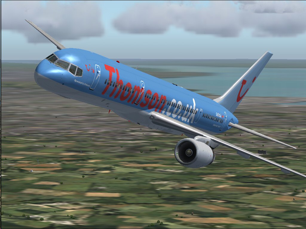 Boeing 757-200 Thomson (Britannia) This Is Repainted Textures Of Project Openskys Boeing 7