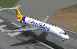 Fs2002-Fs2004 Aerorepública Colombia Douglas Dc-9, Hk-4155-X