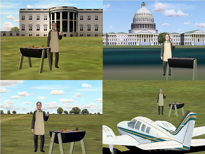George Bush Shareware Scenery 2004 For Microsoft Flight Simulator 2004