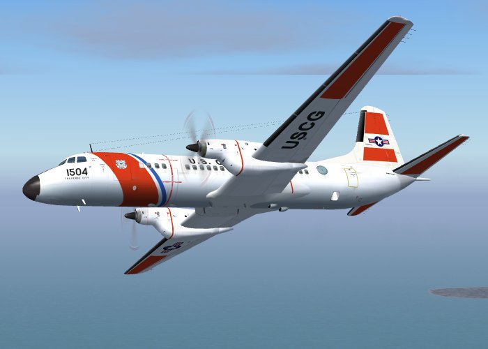 Flight Simulator 2002/2004 Uscg Ys-11A Ship 1504 This Is A Fictitious Repaint Of The Afg Y