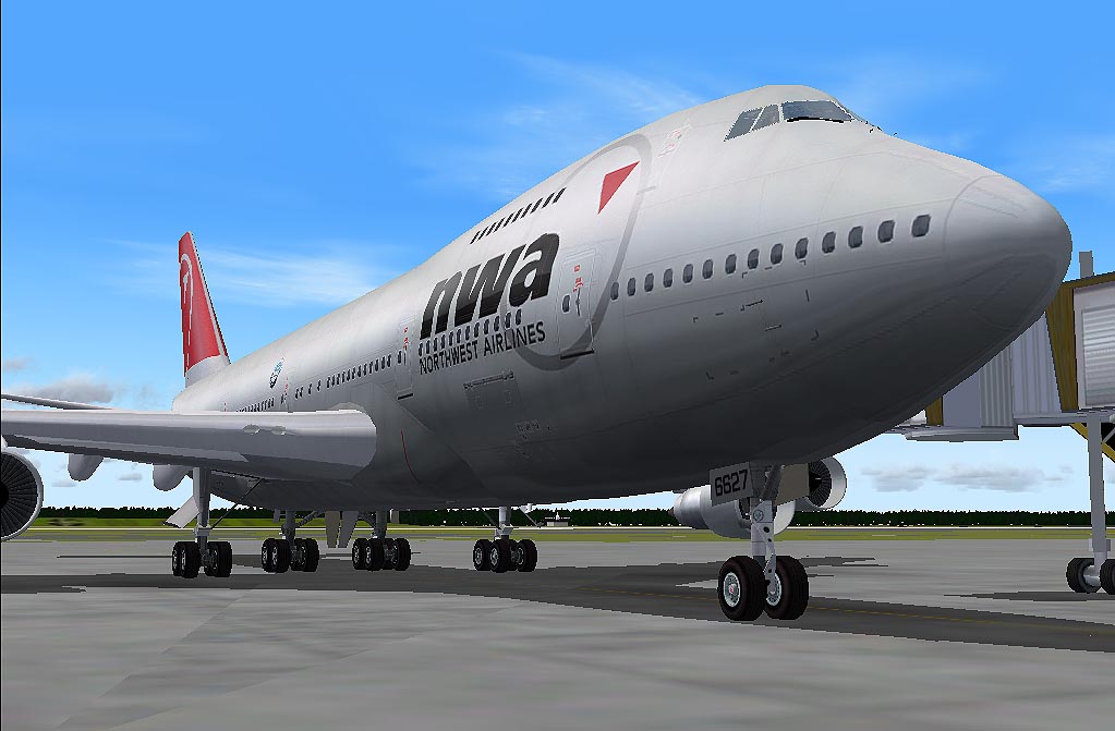 Project Opensky Boeing 747-200 Nwa For Fs2004 Only