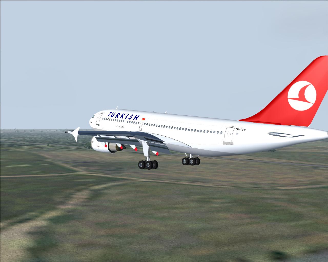 Fs2004 Turkish Airlines Airbus A310-300