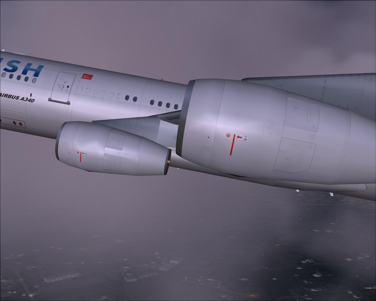Turkish Airlines Airbus 340-300