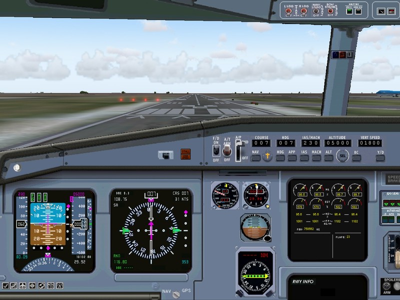 A340 Panel For Fs9