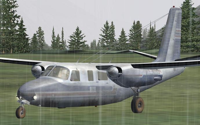 Aero Commander 500 Cargo (No Vc) For Fs2004/Fs9