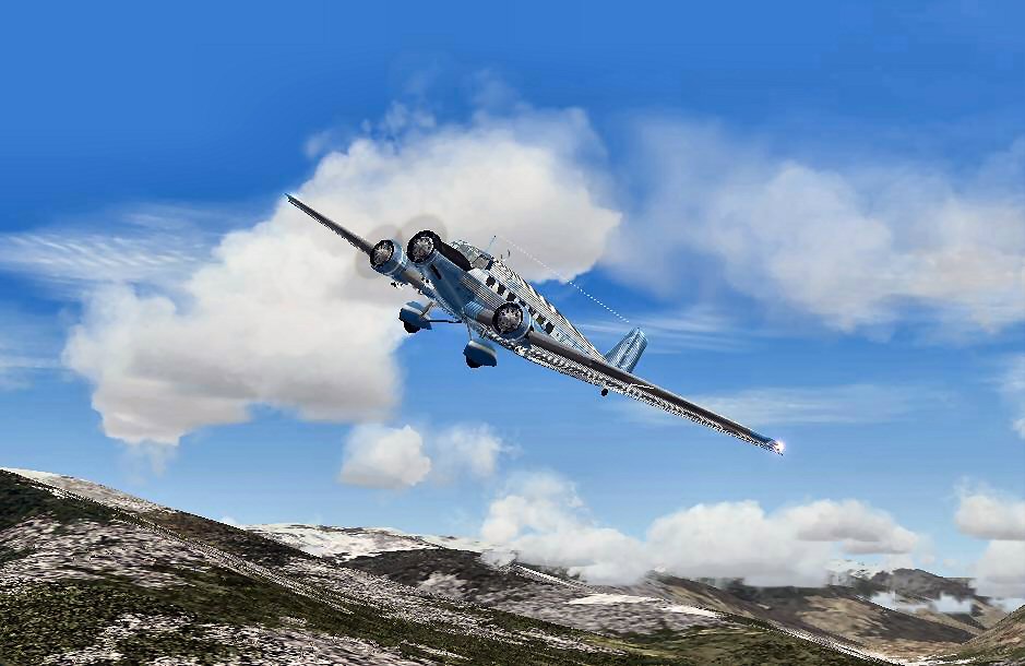 Fs2004 Lair Azur Junkers Ju52_V60
