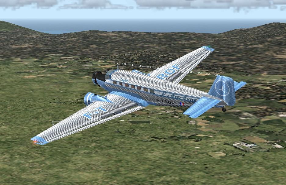 Fs2004 Lair Azur Junkers Ju52_V60
