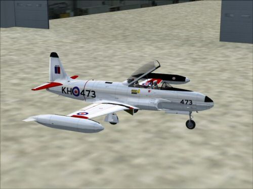Fs2004 Canadian Forces T-33A Pack 1 Developed From Lockheeds F-80 Shooting Star Jet Fighte