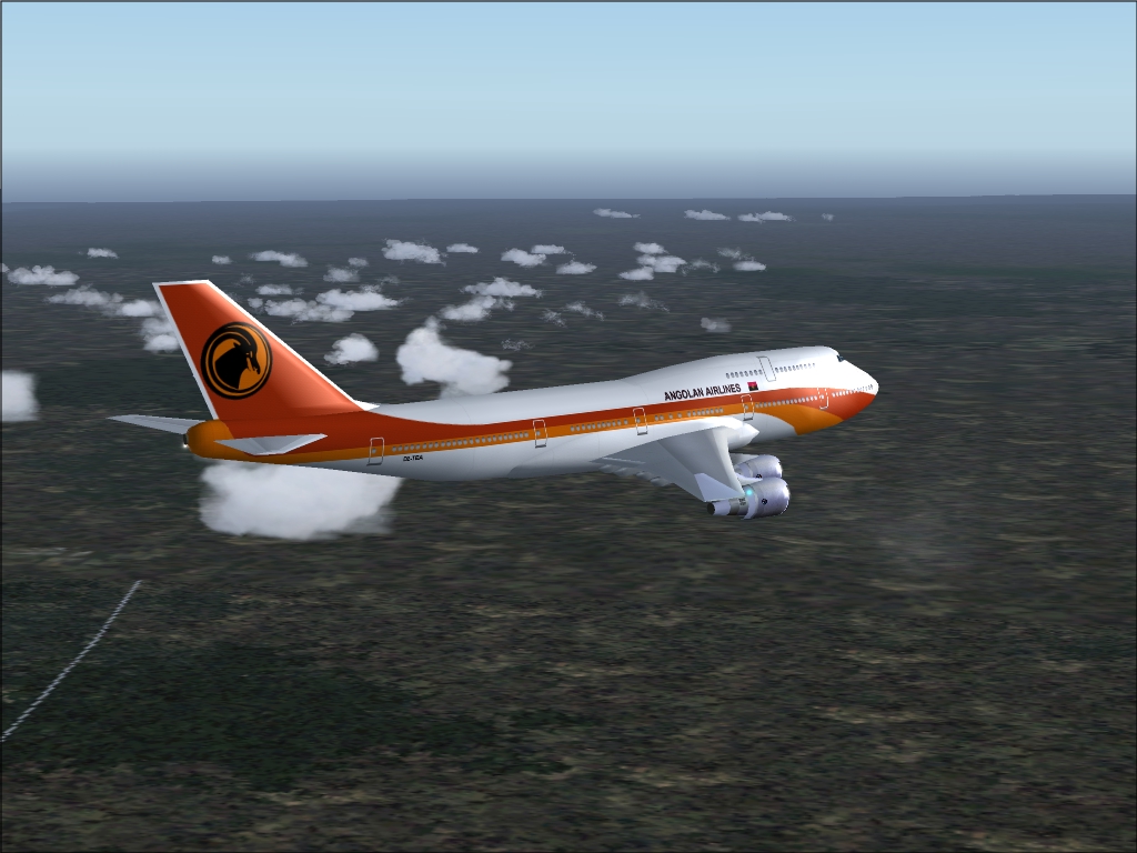 Fs2004 Taag - Angolan Airlines Boeing 747-300 Textures
