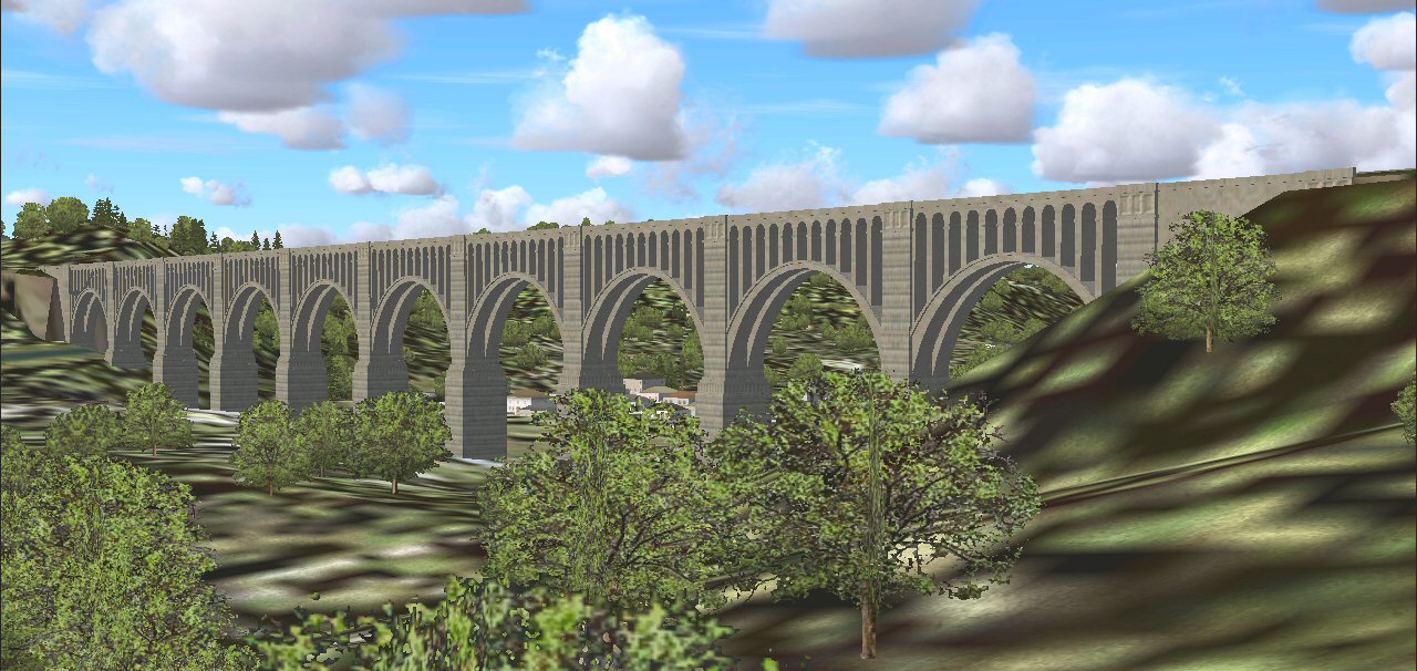 Fs2004 Scenery-Tunkhannock Viaduct, Nicholson