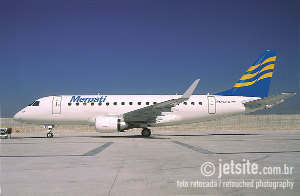 Fs2004 Embraer 170 Merpati Nusantara Airline (Indonesia), Registration Pk-Geu
