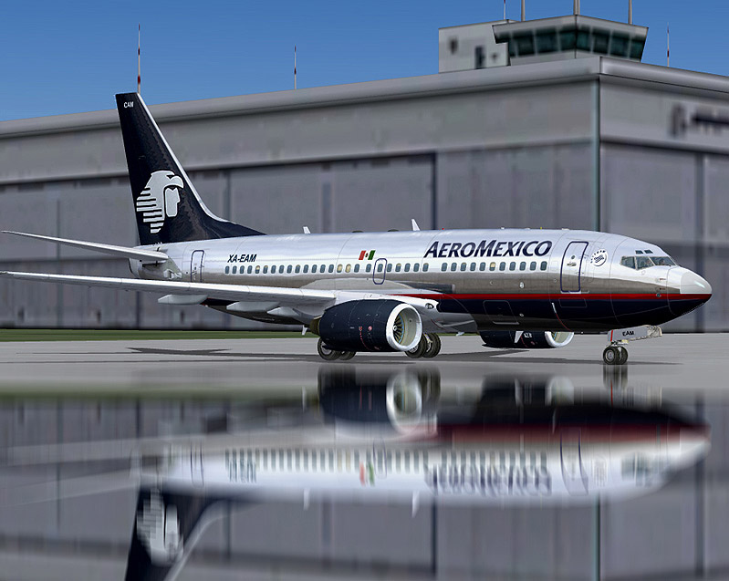 Fs2004 Aeromexico 737-700 Pmdg Winglet Model