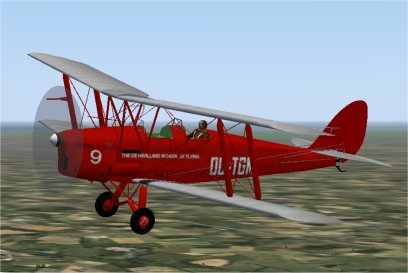 Fs2004 Dh82 Tiger Moth Oo-Tgm.this Is My Second Version Of The Aircraft Oo-Tgm Which Is St