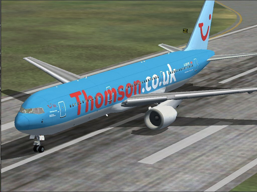 Boeing 767-300Er Thomson (Britannia) This Is Repainted Textures Of Project Openskys Boeing — 1