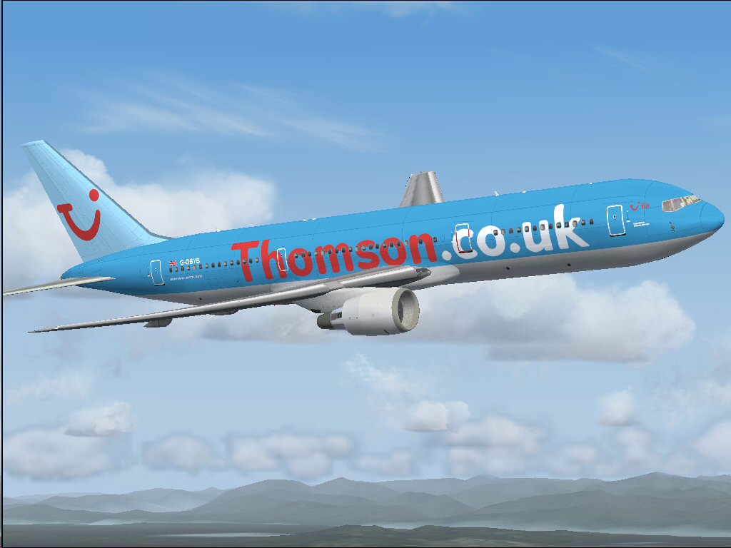 Boeing 767-300Er Thomson (Britannia) This Is Repainted Textures Of Project Openskys Boeing