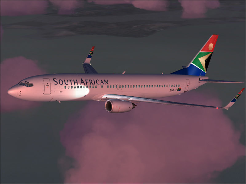 Fs2004 South African Airways Boeing 737-800