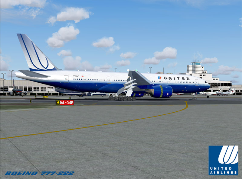 Meljet Boeing 777-222 United Airlines Nc