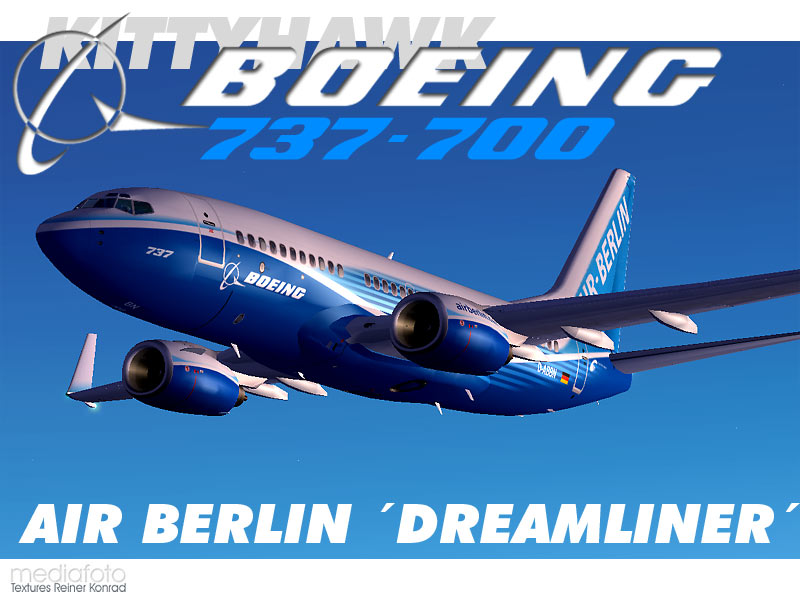 Kittyhawk Productions Presents The All New 737-800 In Regular And Winglet Models For Fs200