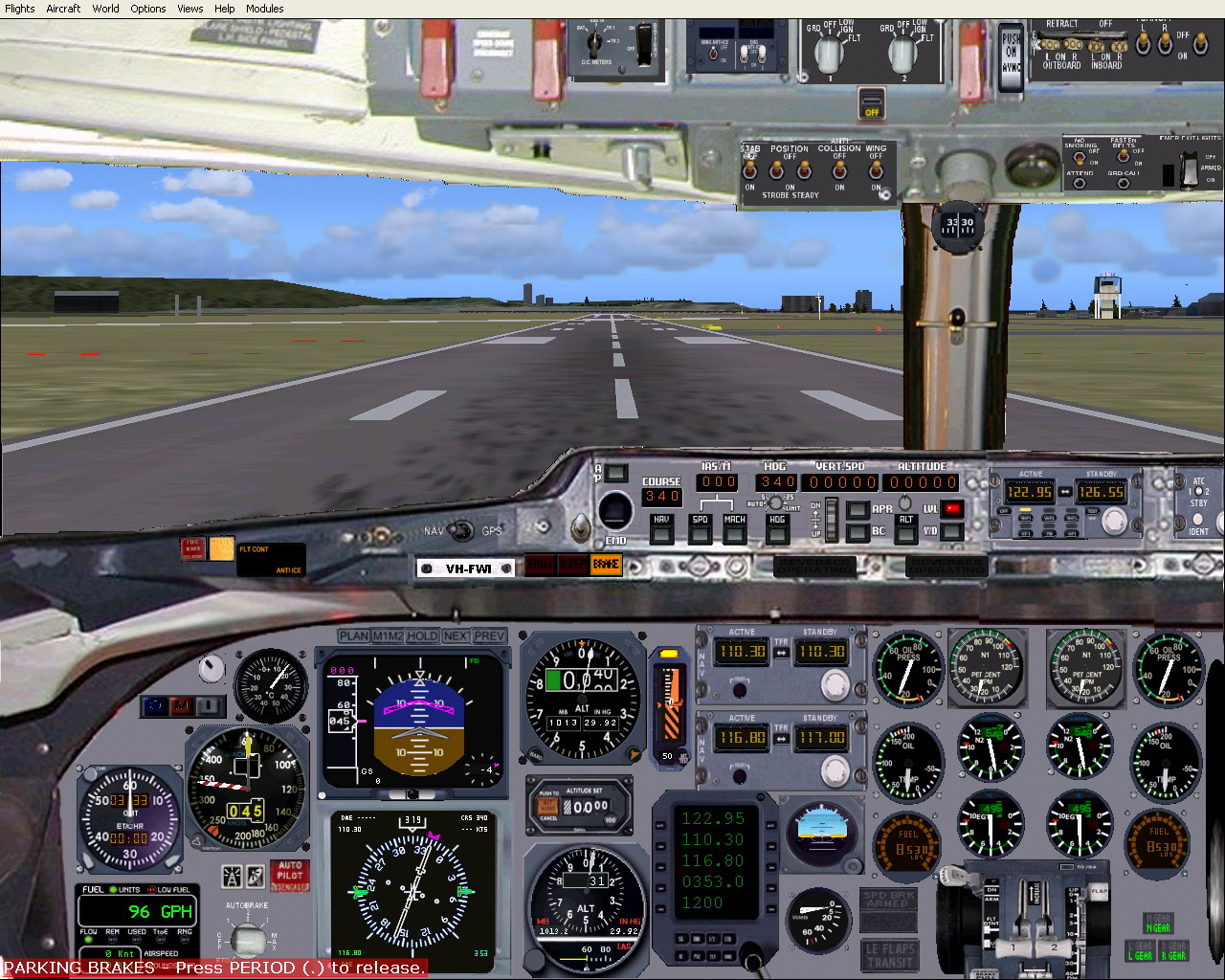 Fokker F28-4000 Panel For Fs2004