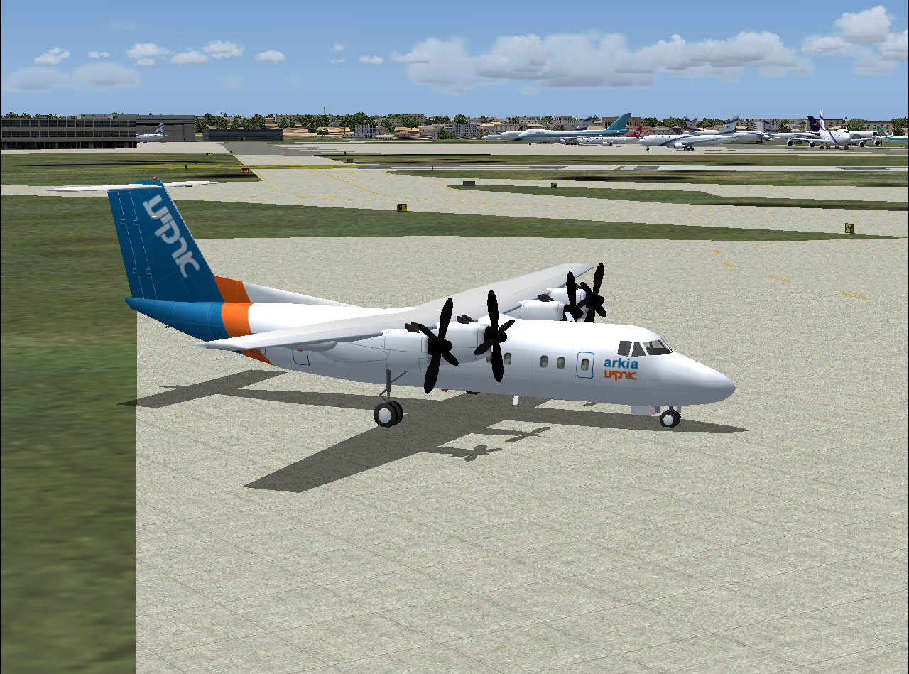 Dehavilland Dhc-7 Of Arkia Airlines, New Livery