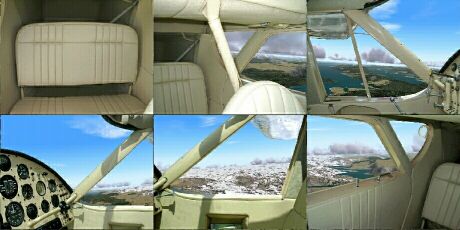 Flight Simulator 2004 Panels - Photo-Real Internal Views Cessna 195 Add More Realism To Yo