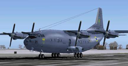 Antonov An-12B Ukraine Af For Fs2004