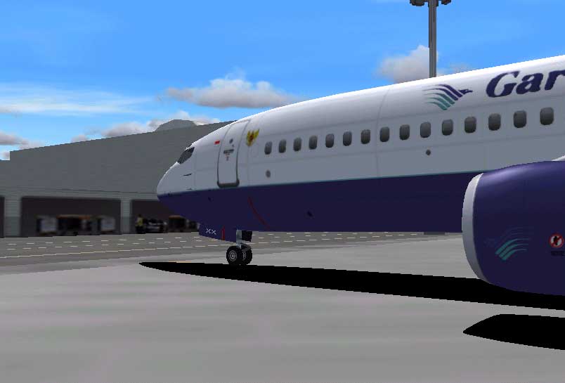 Fs2004 B737-800 Garuda Indonesia, Registration Pk-Gxx