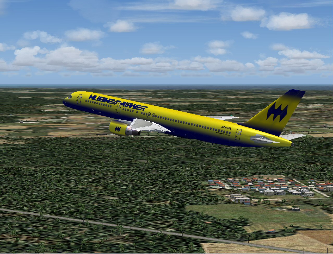 Boeing 757-200 (Pw) Of Hughes Airwest, Virtual Registration N411Ha; Utilizing Project Open