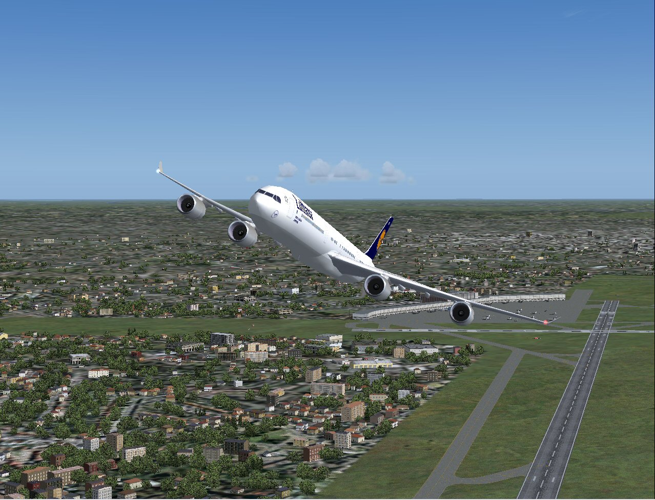 Airbus A340-642 Lufthansa 6-Pack For Flight Simulator Painter