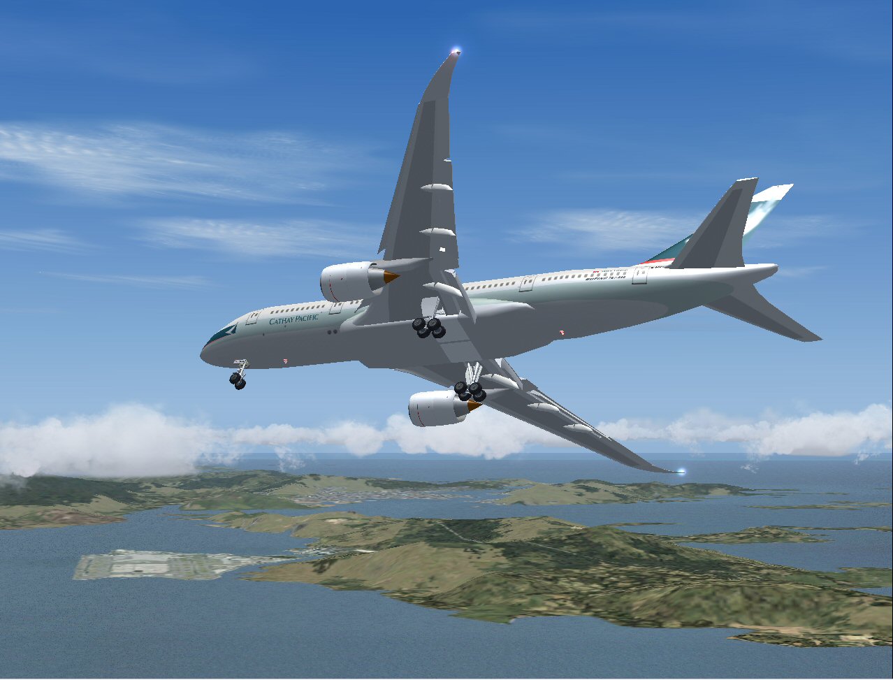 Flightsim Fs2004/Fs9/Fs2004 Boeing B7E7-800 Ana The Boeing 7E7-800 Is Intended To Replace