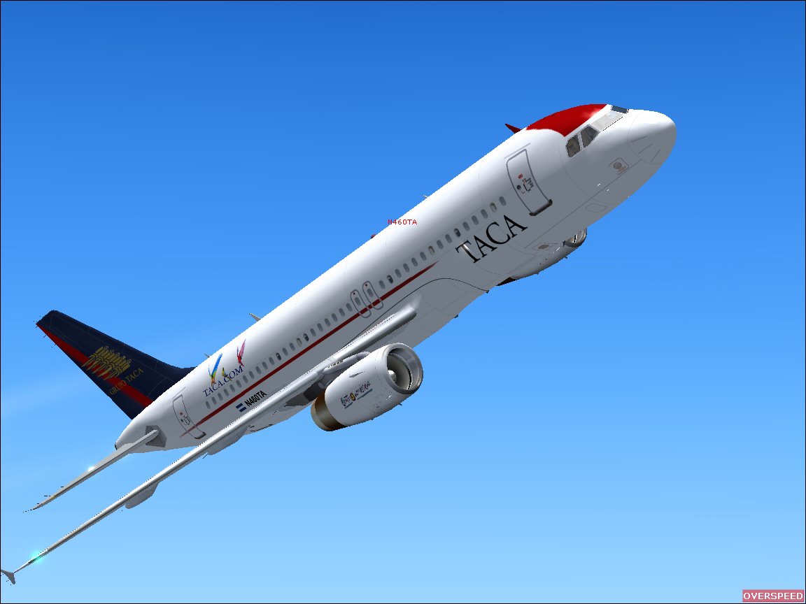 Fs2004 Ifdg Airbus A320-200 Grupo Taca Logo Update