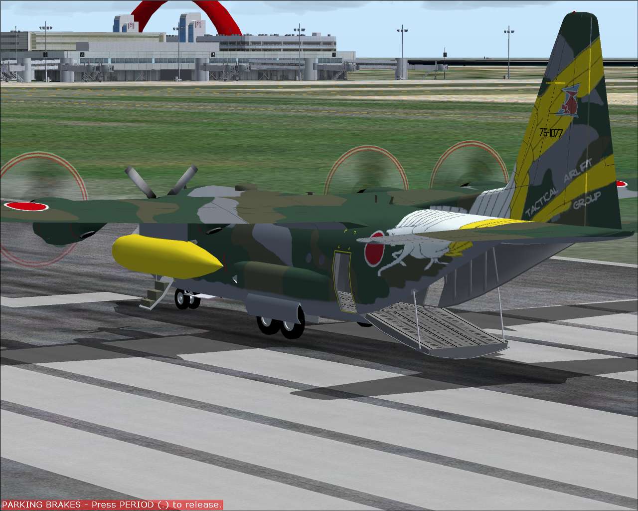 Fs2004 Texture Files Japanese Air Self Defence Force (Jasdf) C130H Komatsu Airbase 40Th An