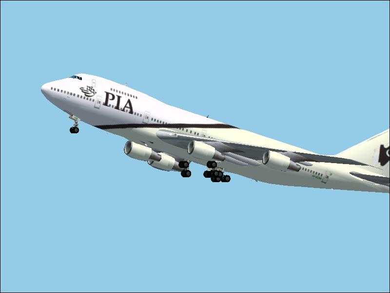 Fs2002 Aircraft Project Opensky Photoreal Pakistan International B747-200