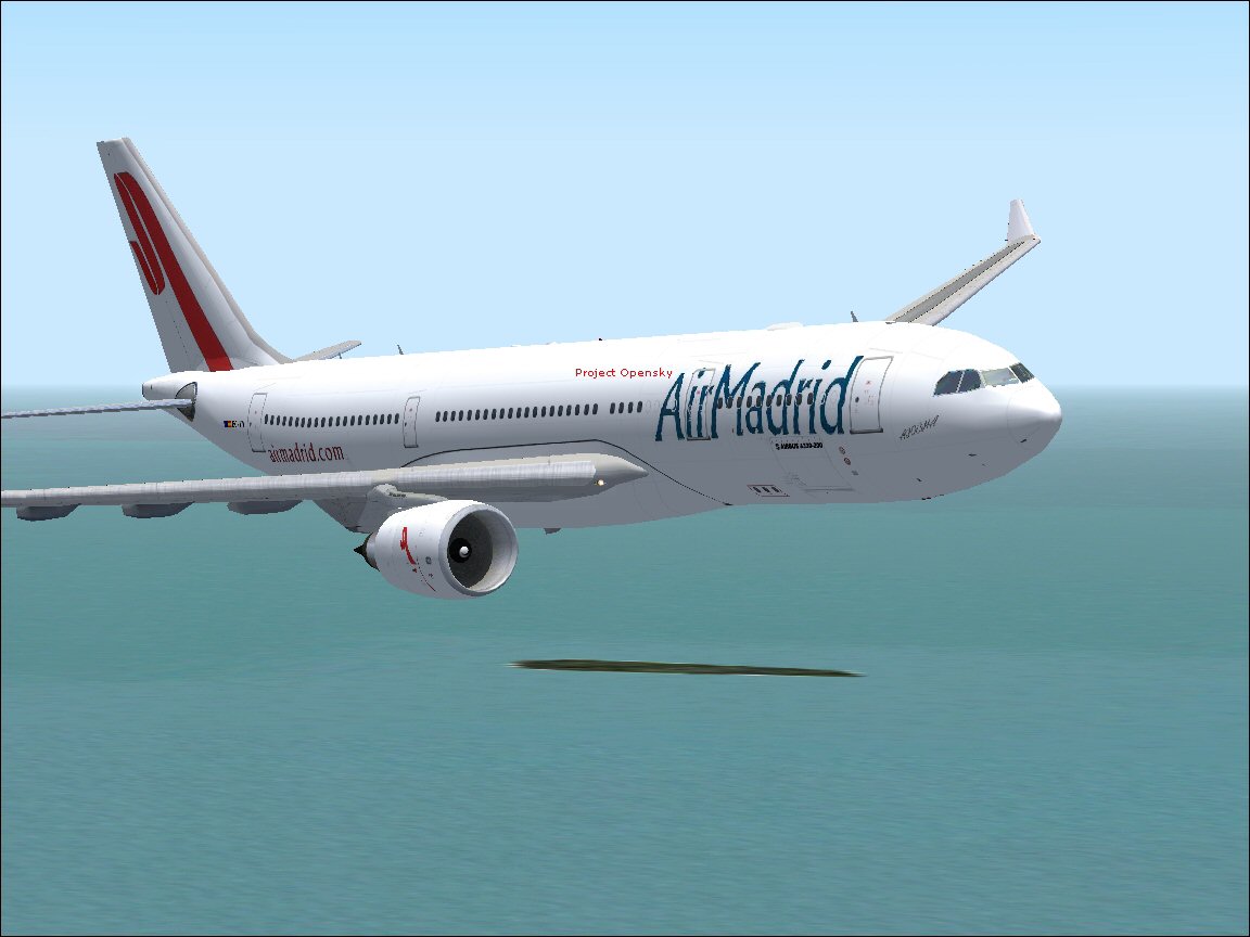 Fs2004 Project Opensky Airbus A330-200 Air Madrid