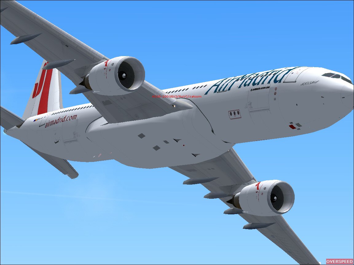 Fs2004 Project Opensky Airbus A330-200 Air Madrid