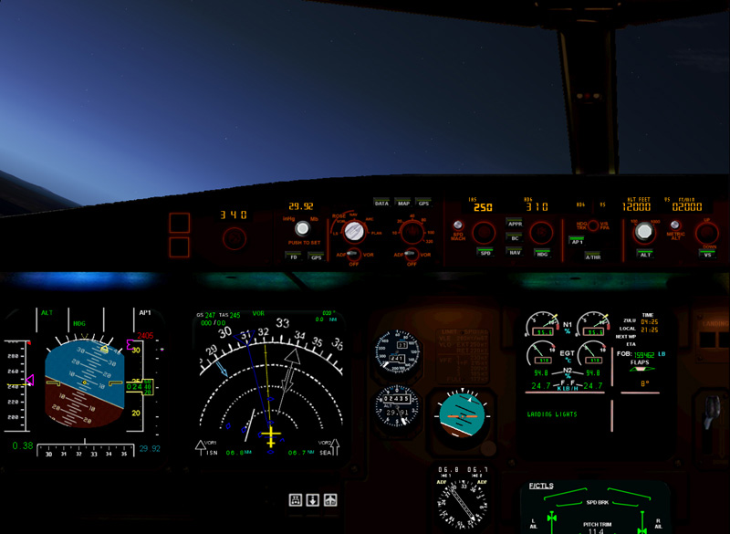 Panel Lights For Ken Mitchells Airbus 320 Panel (Fs2004) This Is Light Panel Addon For Ken